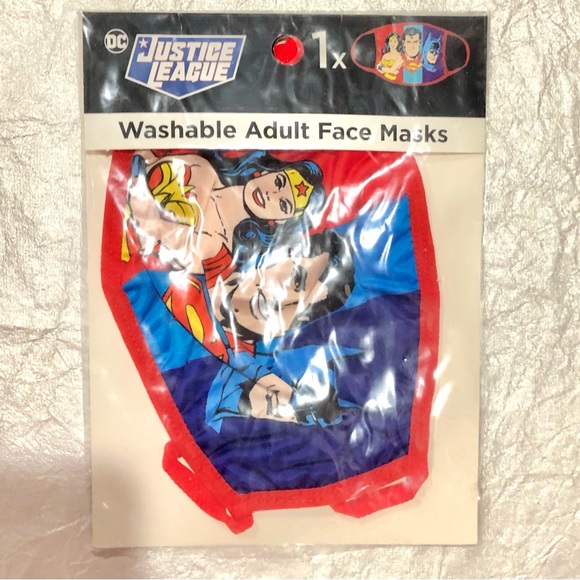 🎃 2for1 DC Heroes justice league Face Masks size OS New in packages - Picture 4 of 11